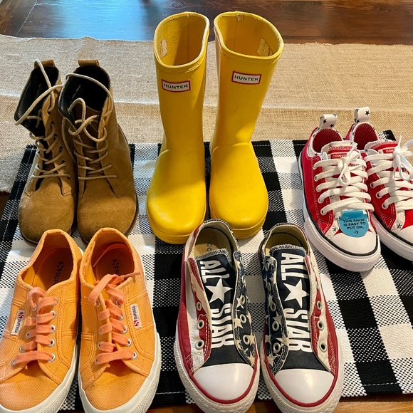 Converse; Hunter; Northface; Sweethoney; Superga Other - Girls lot of shoes